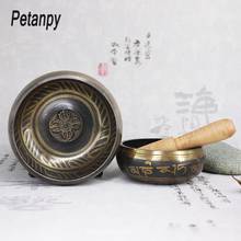 Tibetan Singing Bowl Decorative-wall-dishes Home Buddhism Decoration Dharma Monks Lama Supplies Chakra Nepal Handmade Bowl 2024 - buy cheap