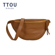 TTOU Fanny Pack Women's Belt Bag PU Leather Waist Bag Hip Bumbag Female Waterproof Chest Bag Casual Waist Pack for Outdoors 2024 - buy cheap