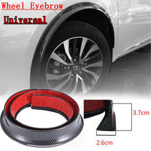 150CM*3.7cm Widen Car Rubber Fender Flare Mudguard Trim For 2 Tires DIY Wheel Arch Fender Flare Wheel Eyebrow Stripe SUV PICKUP 2024 - buy cheap