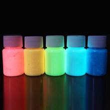 Brilha no escuro líquido luminoso pigmento não-tóxico para pintura unhas resina maquiagem 2024 - compre barato