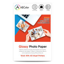 Papel fotográfico brillante A4, 100 hojas, 200g, impermeable, compatible con todas las impresoras de inyección de tinta 2024 - compra barato