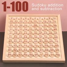 Kids 1-100 Addition Subtraction Arithmetic Board Preschool Early Learning Toy Kids Educational Toys for Children Gifts 2024 - buy cheap