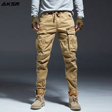 Pantalones militares de algodón para hombre, ropa de calle, estilo Hip Hop, táctico, con cordón 2024 - compra barato