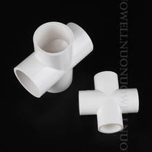 10 pcs High Quality PVC Connector Garden irrigation Pipe Adapter PVC Equal Cross  Agriculture Water Supply System Tube fittings 2024 - buy cheap