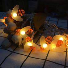 USB Powered Honey Bee led Fairy String Lights Waterproof Outdoor String Lights for Garden Patio Gate Yard Xmas Party Wedding 2024 - buy cheap