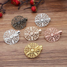 20 pcs/lot 35 mm Filigree Metal Hairpin Barrettes Duckbill Clip Hairwear For Women DIY Jewelry 2024 - buy cheap