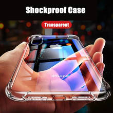 For iPhone XR Case Luxury Transparent Shockproof Silicone Case For iPhone X XS MAX 7 8 plus 6 6s 5s 11 12 Cover Funda Coque 2024 - buy cheap