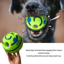 Игрушка для собак, 15 см, забавный интерактивный мяч с вокалом, для домашних животных, кошек, собак, игрушки для жевания, Интерактивная игрушка, тренировочный мяч для маленьких и больших собак 2024 - купить недорого