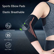 Esportes ao ar livre cotovelo proteção respirável elástica almofada de apoio ajuda à lesão cinta braço manga bandagem basquete voleibol fitness 2024 - compre barato