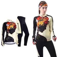 Женская велосипедная одежда, длинный комплект, профессиональная велосипедная Джерси, Униформа, велосипедная одежда 2021, женский костюм для горного велосипеда, комплект спортивного платья 2024 - купить недорого
