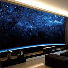Custom Mural Wallpaper 3D Starry Sky Nature Landscape Wall Painting Living Room Kid's Bedroom Abstract Art Mural Papel De Parede 2024 - buy cheap