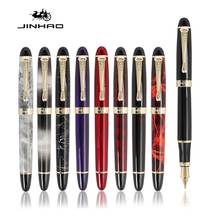 Jinhao Classic Fountain Pen, Luxury Gold Trim Iraurita Tip Medium Writing, Jin Hao 450 Office Signature School Calligraphy A6293 2024 - buy cheap