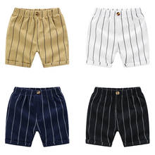 Stripe Cotton Kids Trousers Children Pants for Baby Boys Beach Loose Pants Boys Pants 2024 - buy cheap