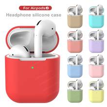 Silicone Case for AirPods 2 Gen Case Protective Cover for airpods 2nd Wireless Earphone Case for Airpods 2 Cover Capa for AirPod 2024 - buy cheap