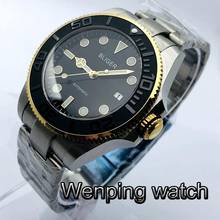 Bliger 43mm Mens Top Business Mechanical Watch Sapphire Glass Ceramic Bezel Black Dial 24 Jewels NH35A Movement Automatic Watch 2024 - buy cheap