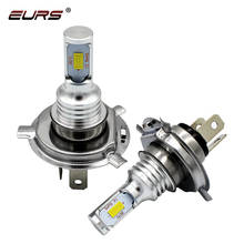 EURS 2pcs LED Fog Lamp H16 H3 H1 H7 H11 H8 HB3 HB4 72W Super Bright H4 LED White Yellow Fog Tail Auto Headlight Car Light Bulb 2024 - buy cheap