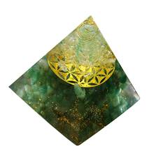 Orgone orgonita pirâmide chakra reiki cura cristal meditação gerador de energia 667a 2024 - compre barato
