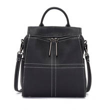 Bolsos de mensajero de cuero Vintage para mujer, bolso de mujer de alta calidad, bolso bandolera sólido para mujer, Bolsa femenina Casual C1267 2024 - compra barato