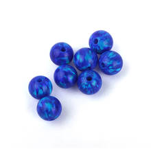 20pcs/Lot Free Shipping Japan OP50 Dark Blue Lab Created Ball Opal Gemstone 2024 - buy cheap