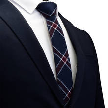 Ricnais-Corbata delgada de algodón para hombre, corbata delgada de 6cm, color rojo, gris, sólido a pastel, para negocios, fiesta, ocio, accesorios para corbatas 2024 - compra barato