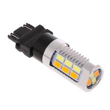 Bombillas LED de señal de giro, 1 unidad, 3157, 50W, 5630, doble Color, amarillo y blanco 2024 - compra barato