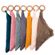 Слюнявчик для новорожденных, из треугольный хлопковый шарф хлопка, с мультяшным принтом 2024 - купить недорого