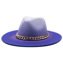 2021 outono inverno lã masculina fedoras feminino chapéu de feltro senhoras sombrero jazz masculino bowler chapéu ao ar livre vintage chapéus superiores tamanho grande 2024 - compre barato