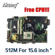 Free CPU!!!  laptop motherboard W/ 512M For Asus K40AB K40AF K40AD X8AAF laptop 15.6 inch "  Mainboard motherboard 2024 - compra barato