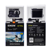 Eken A12 Ultra HD 4K 30FPS wifi экшн-камера водонепроницаемая 14MP 1080p 60fps H7pro Ambarella go подводная спортивная камера extreme pro 2024 - купить недорого