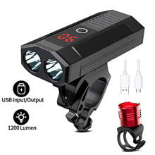 USB Rechargeable Waterproof Led Bike Light 5200mAh Bicycle Front Rear Back Lamp Cycling Headlight With Tail Cycling Light 2024 - buy cheap