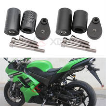 No Cut Motorcycle Frame Sliders Crash Falling Protection For Kawasaki Ninja ZX-6R ZX6R ZX 6R 636 2007 2008 2024 - buy cheap