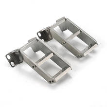 Mini escada de aço inoxidável, peças sobressalentes para trator 1/14 tamiya fh16 rc, escada atualizada, 1 par 2024 - compre barato