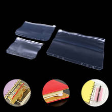 New PVC Storage Bag for Notebook Diary Day Planner Zipper Bag Business Cards 2024 - buy cheap
