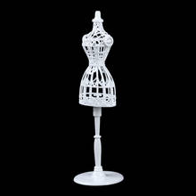 1 Set Dolls Clothes White Plastic Display Rack Doll Mannequin Model Holder Stand DIY Dolls Toys Dollhouse Accessories Gifts 2024 - buy cheap