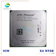 AMD Phenom X4 9750 HD9750WCJ4BGH HD975BWCJ4BGH 95 Вт четырехъядерный настольный процессор 2,4 ГГц Разъем AM2 +/940pin 2024 - купить недорого