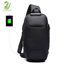 YILIONGDAQI Oxford Crossbody Shoulder Men Bags Anti-theft Chest Bag 2020 New Fashion Sport Sling Bag For Men With USB Charge 2024 - buy cheap