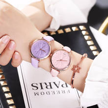 Модные женские кожаные часы с цветочным принтом, женские кварцевые аналоговые женские часы MEIBO, дропшиппинг 2024 - купить недорого