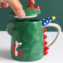 400ml Creative 3D Animal Coffee Mug Dinosaur mug Ceramic Milk Tea Cup Personalised Office Coffee Mug Best Gift For Friend 2024 - buy cheap