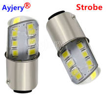 Ayjery-flash estroboscópico led, 100 pçs, 1156 ba15s, p21w, 1157, bay15d, p21/5w, 2835, 12, smd, sílica, luz de freio para carro, 12v 2024 - compre barato