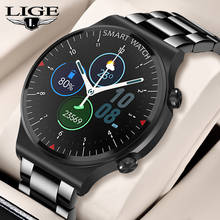 LIGE-reloj inteligente para hombre y mujer, accesorio de pulsera resistente al agua IP67 con llamadas, Bluetooth, control del ritmo cardíaco y de la presión sanguínea 2024 - compra barato