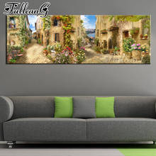 FULLCANG-pintura de diamantes 5d diy, paisaje bordado completo, mosaico grande, costura, decoración de pared FC2048 2024 - compra barato