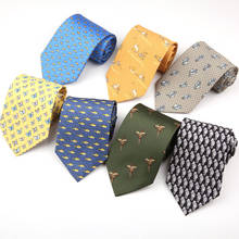 Gravatas de estampa para homens, gravatas moda de gravata para casamento, gravatas para negócios, 9cm, acessórios de camisa 2024 - compre barato