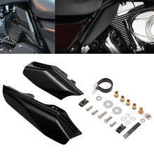 Motorcycle Mid Frame Air Heat Deflector Trim Saddle Heat Shield Cover Fit For Harley Touring 2001-2008 2024 - buy cheap