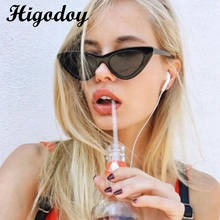 Higodoy oversized vintage luxo senhoras gato olho óculos de sol gafas de sol de los hombres clássico óculos de sol sexy mulher 2019 2024 - compre barato