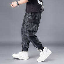 Pants 7xl-2XL 2021 New Hip Hop Joggers Cargo Pants Men Harem Pants Multi-Pocket Ribbons Man Sweatpants Streetwear Casual Mens 2024 - buy cheap