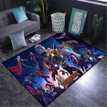 Boy Play Mat 80x160CM The Avenger Thick Carpet Mat for Living Room Doormat Flannel Print Bedroom Non-slip Floor Rug 2024 - buy cheap