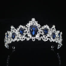 Fashion Baroque Luxury Crystal Bridal Crown Tiaras for Women Wedding Hair Jewelry Accessories Rhinestones Diadems Head Ornaments 2024 - buy cheap