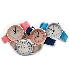 Woman Fashion Leather Band Analog Quartz Round Wristwatch Watches Casual Wrist Watch Watches Metal Strap Dress Clock 02 Reloj 2024 - buy cheap