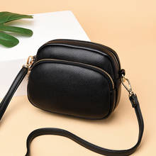 Bolsa de ombro de couro genuíno bolsas de luxo das mulheres moda pequena crossbody sacos para o mensageiro feminino bolsa de embreagem 2024 - compre barato