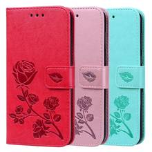 Rose Flower Leather Wallet Case For Xiaomi Redmi Note 9T 9S 8 7 9 Pro Max 8A 9A 7A Poco M3 X3 Mi 10T Lite Flip Cover Card Holder 2024 - buy cheap
